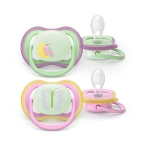 Philips Avent Varalica Starter noćna 0-2m, Bird/Butterfly, 2 komada