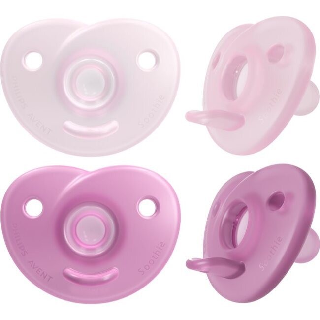 Philips Avent Varalica Soothie 0-6m, Pink/L.pink, 2 komada