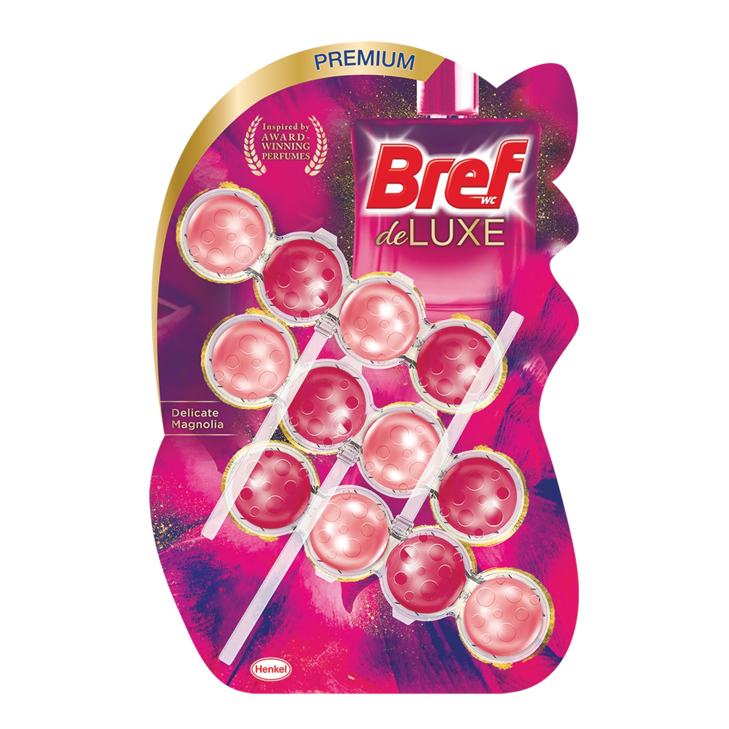 Bref WC Osveživač DeLuxe Magnolia, 3x50g