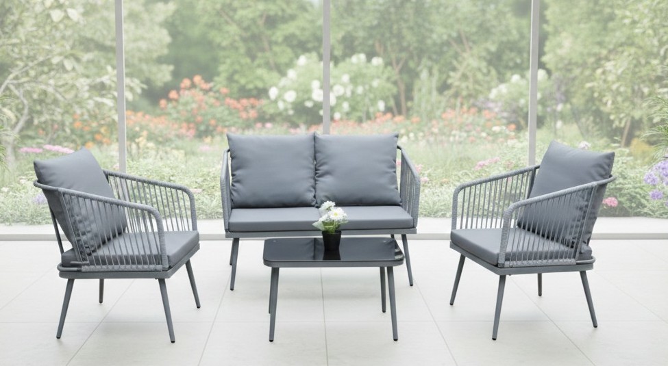 Zen Garden Baštenska garnitura Dali, Siva