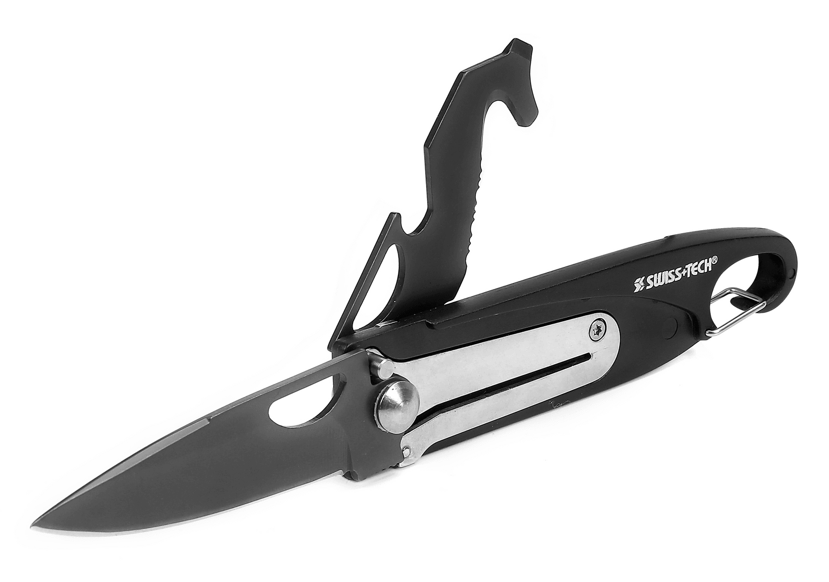 SWISS+TECH Multi nož 7u1, Crni
