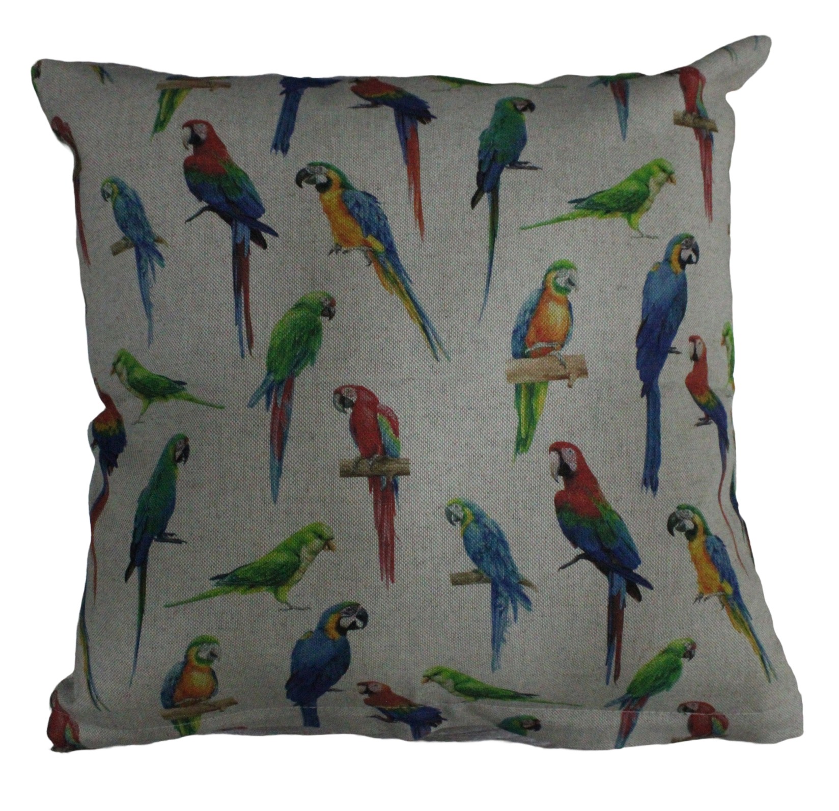 Sajonara Laura Cula Dekorativni jastuk, 40x40cm, Papagaji