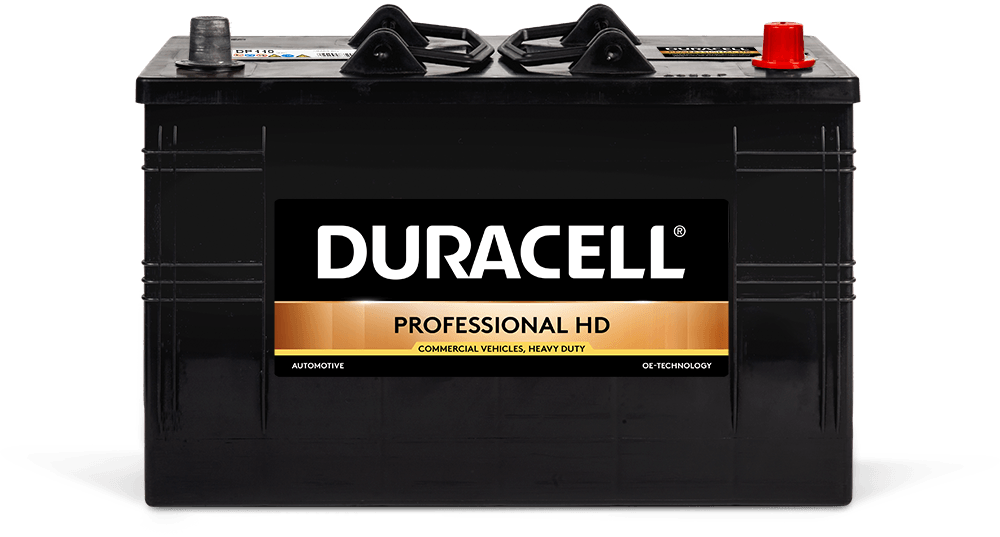DURACELL Akumulator PROFESSIONAL 12v, 110Ah, D+, 800A, 344*172*230, IVECO, kleme su na siroj strani