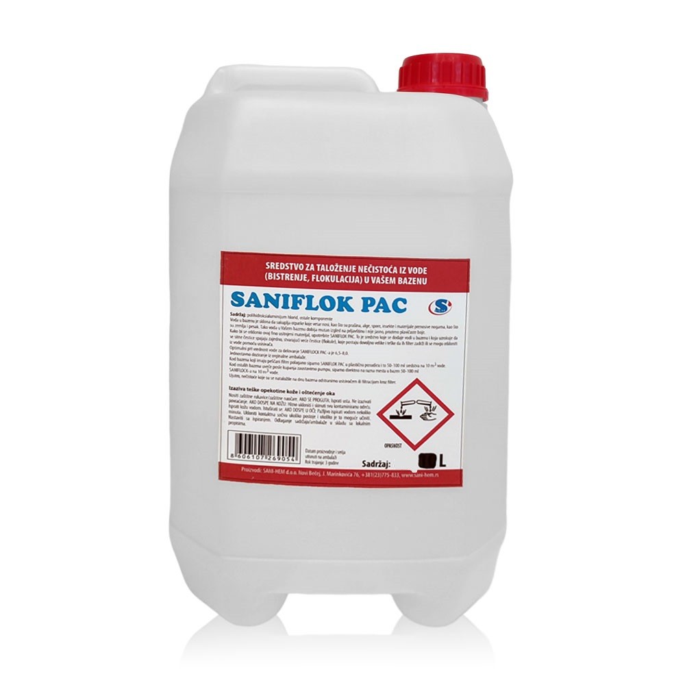 SANI-HEM Sredstvo za održavanje bazena Saniflok, 1l