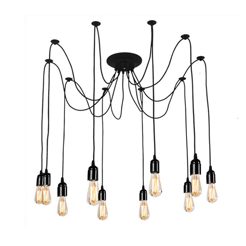 Viseći luster, Crni