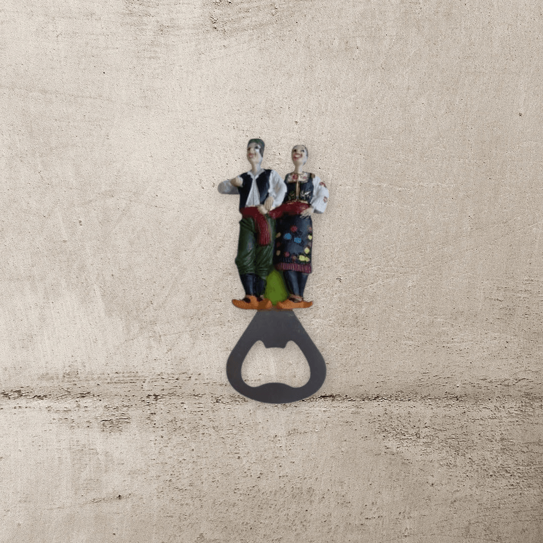 Otvarač za flaše par u narodnoj nošnji, Suvenir, Poklon