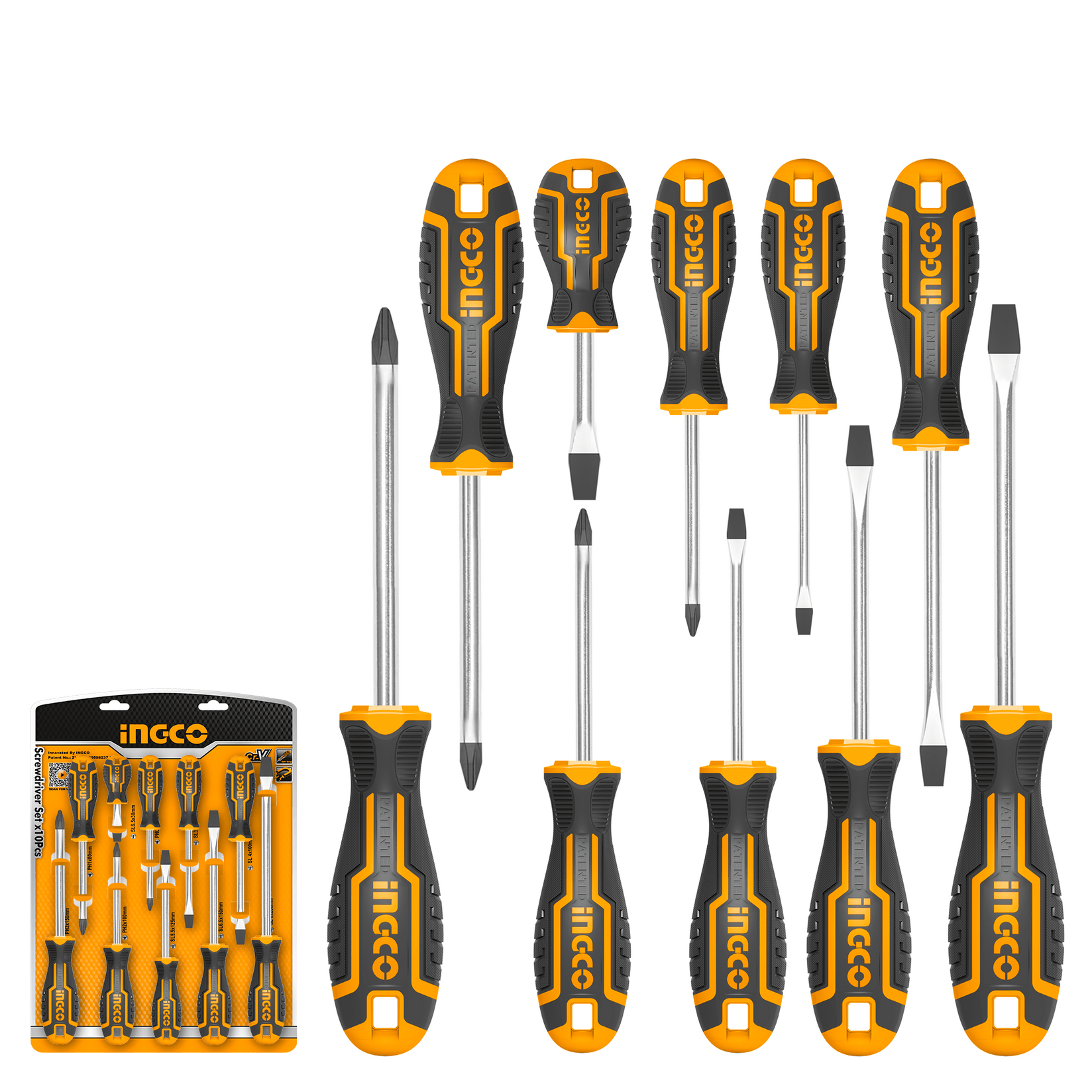 INGCO Set odvijača 10/1 HKSD1028