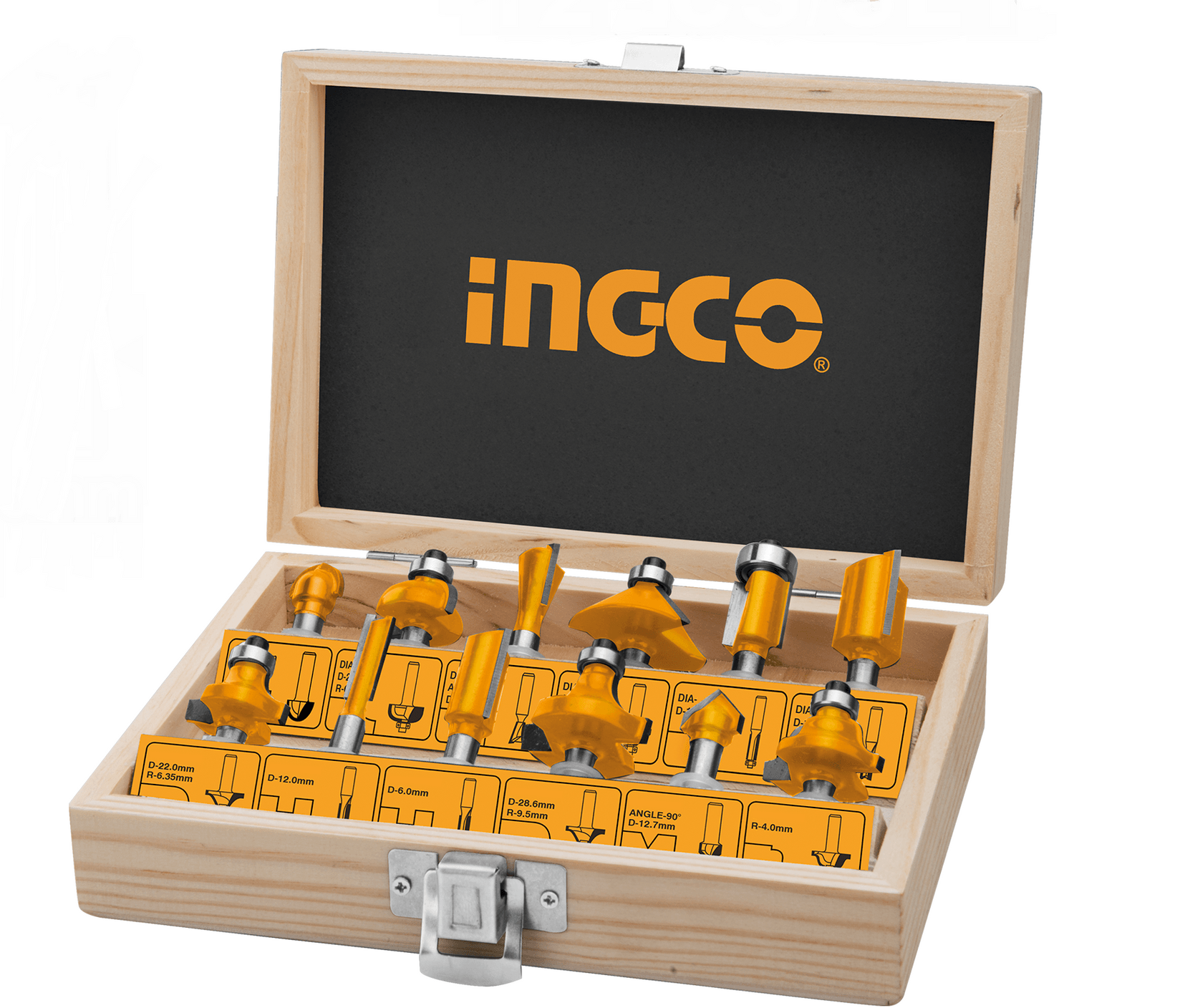 INGCO Set glodala 12/1 (6mm) AKRT1211