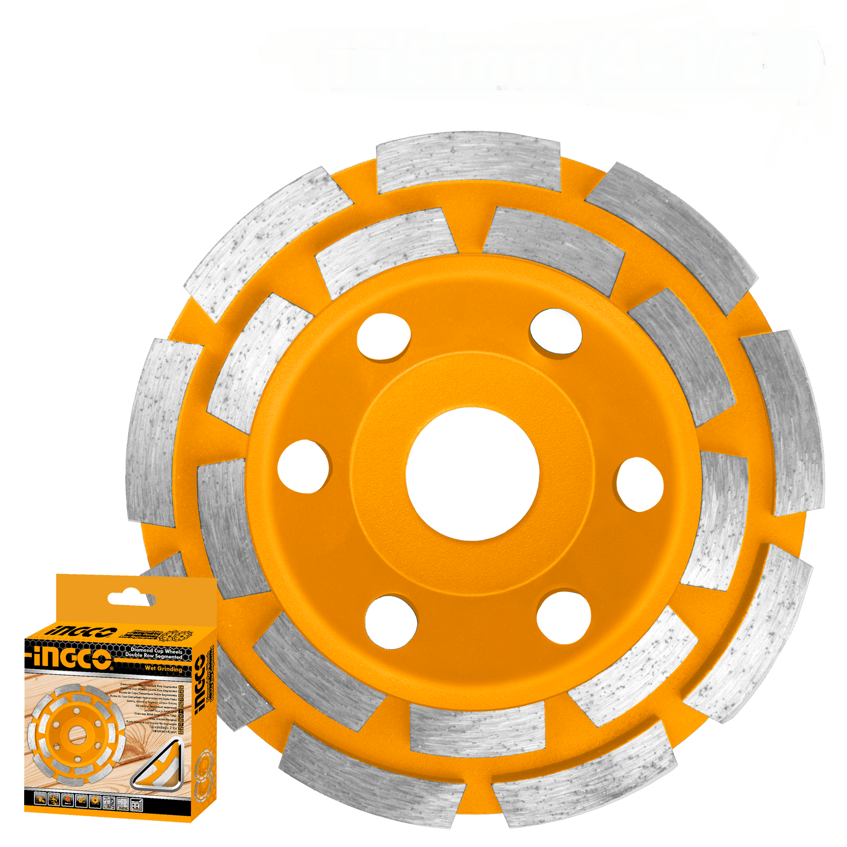 INGCO Dvoredna brusna ploča CGW021151 115mm