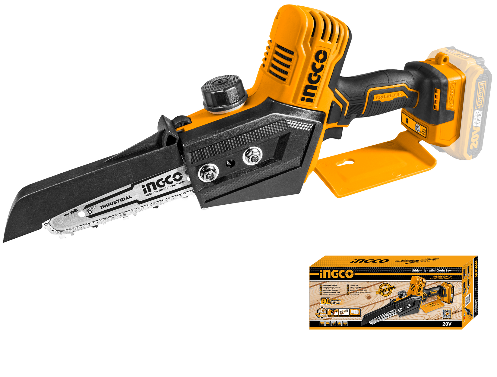 INGCO Akumulatorska mini lančana testera CGSLI2068