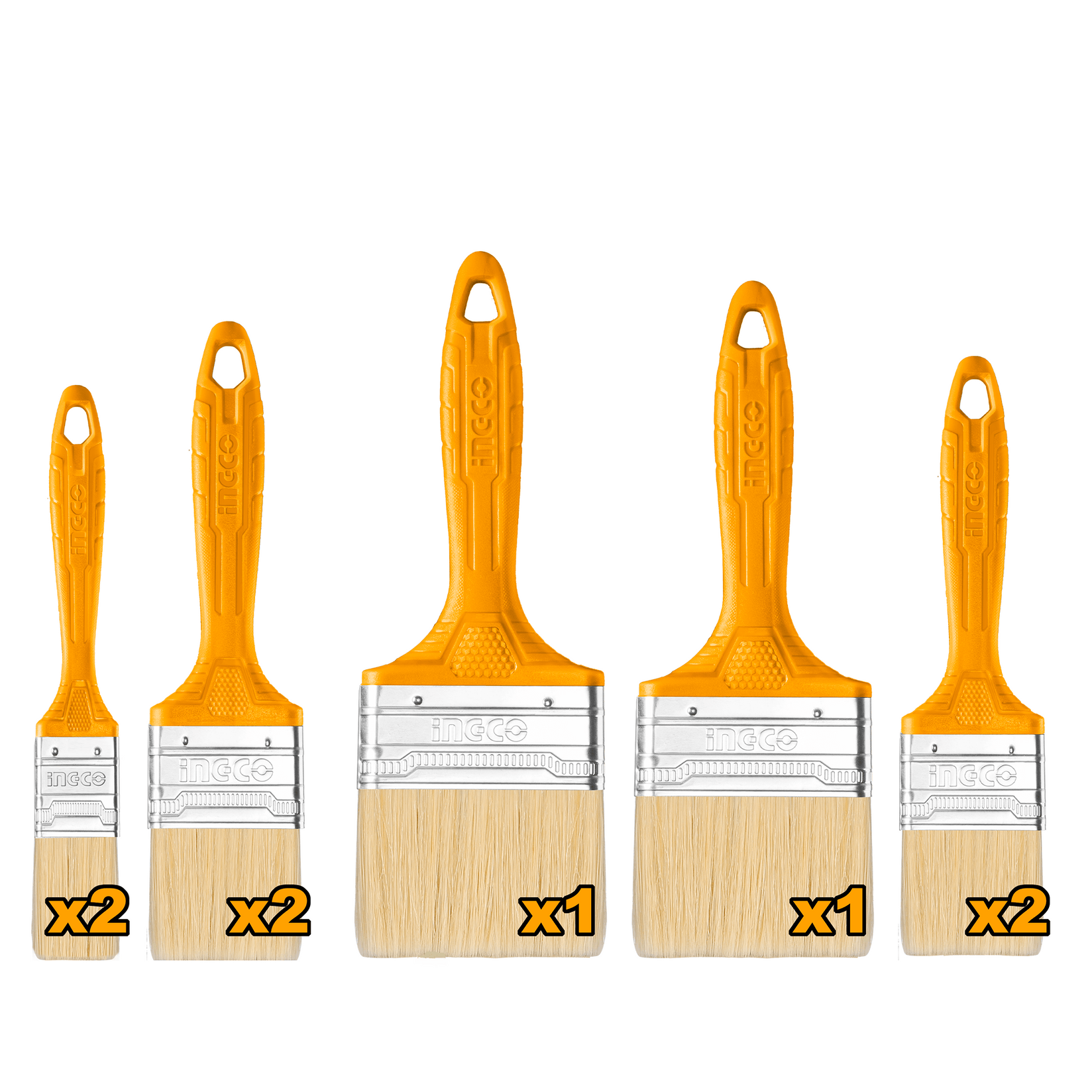 INGCO Set četki 8/1