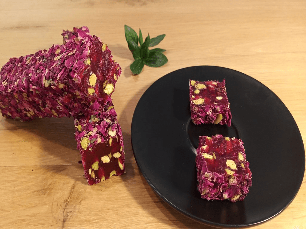 Slatki Bazar Premijum Ratluk, Ruža-pistaći, 100g