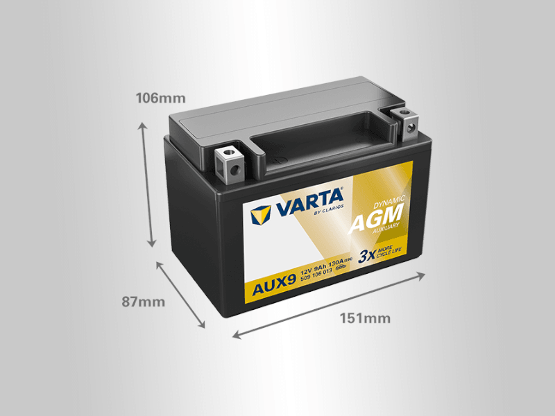 Varta Akumulator Silver Dynamic Auxiliary, 12V, 09Ah