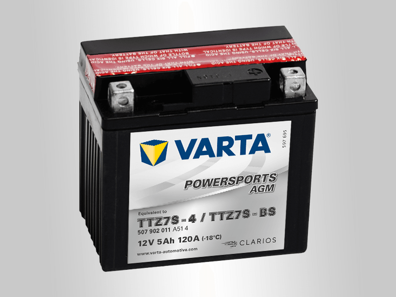 Varta Akumulator MOTO TTZ7S-BS, 12V, 5Ah, D+