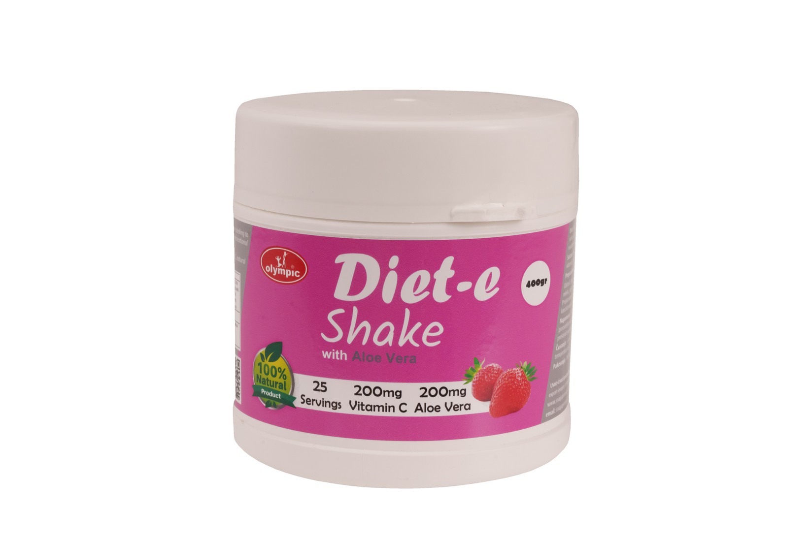 OLYMPIC Diet Shake Plus Aloe Vera Jagoda, 400g
