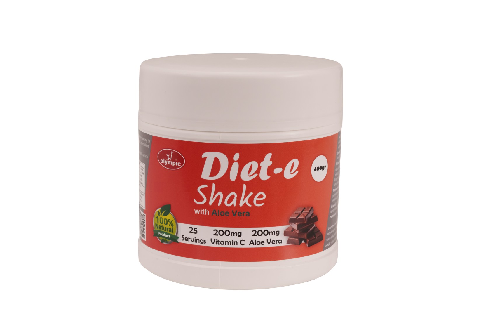 OLYMPIC Diet Shake Plus Aloe Vera Čokolada, 400g