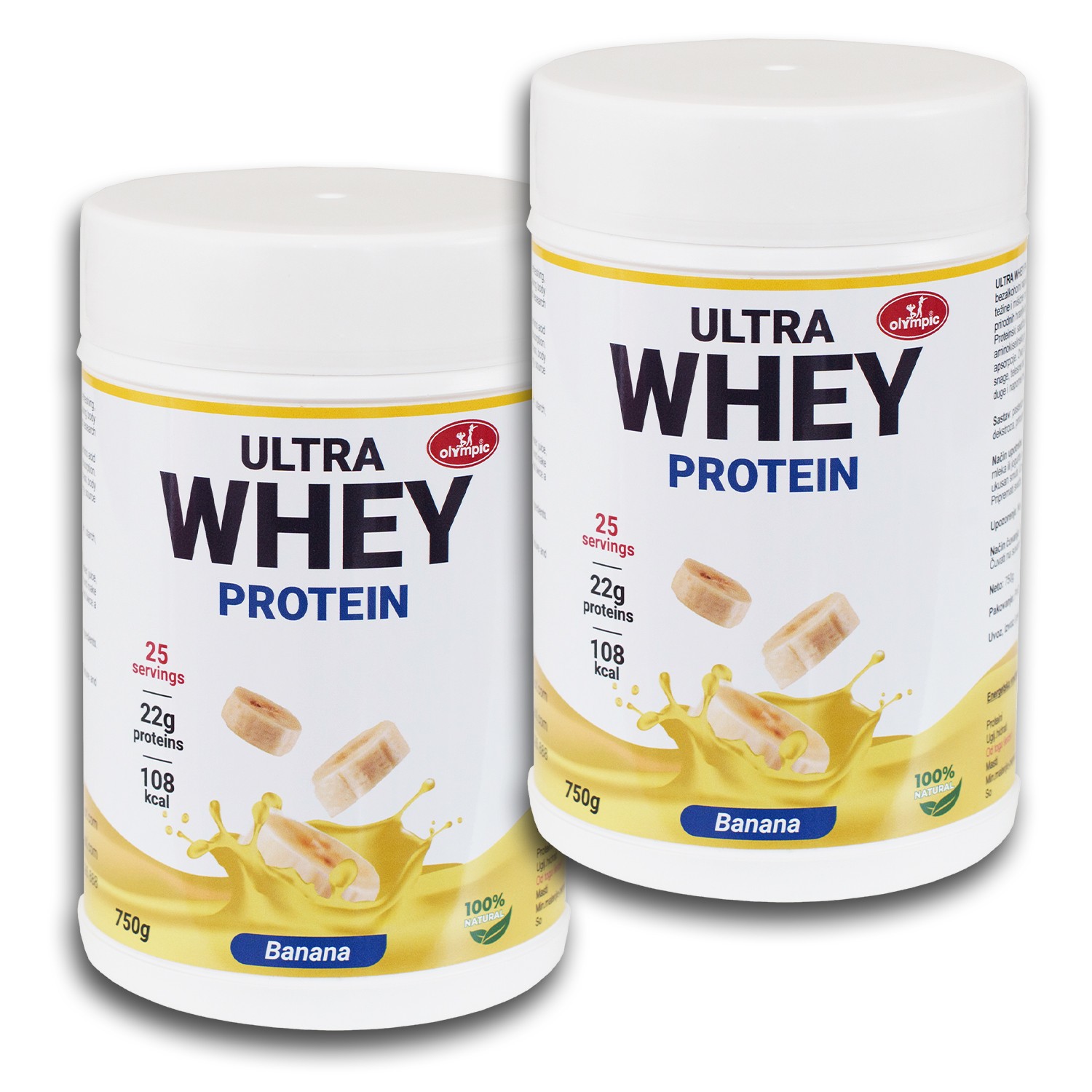 Olympic Ultra Whey Protein Banana, 750g, 2 komada