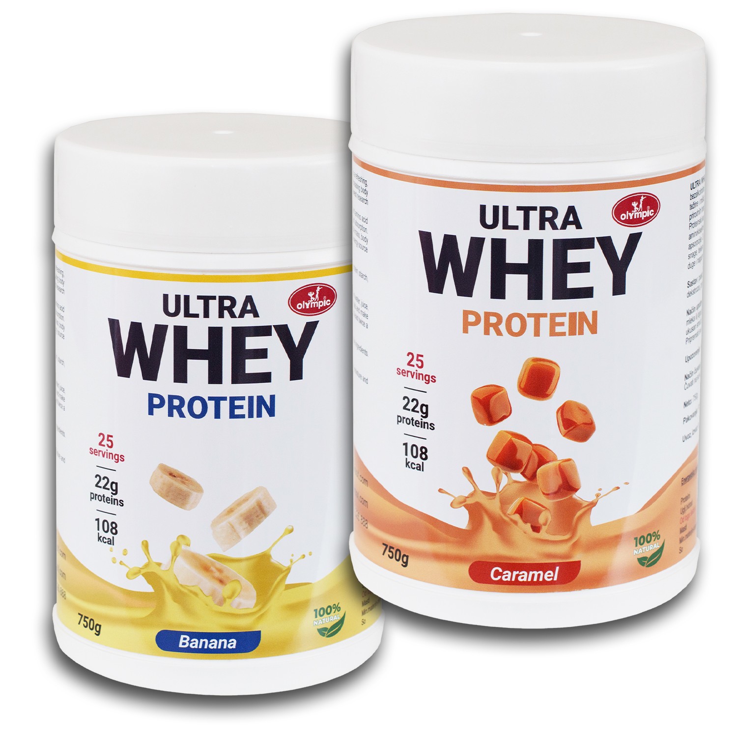 Olympic Ultra Whey Protein Karamela i Banana, 750g, 2 komada