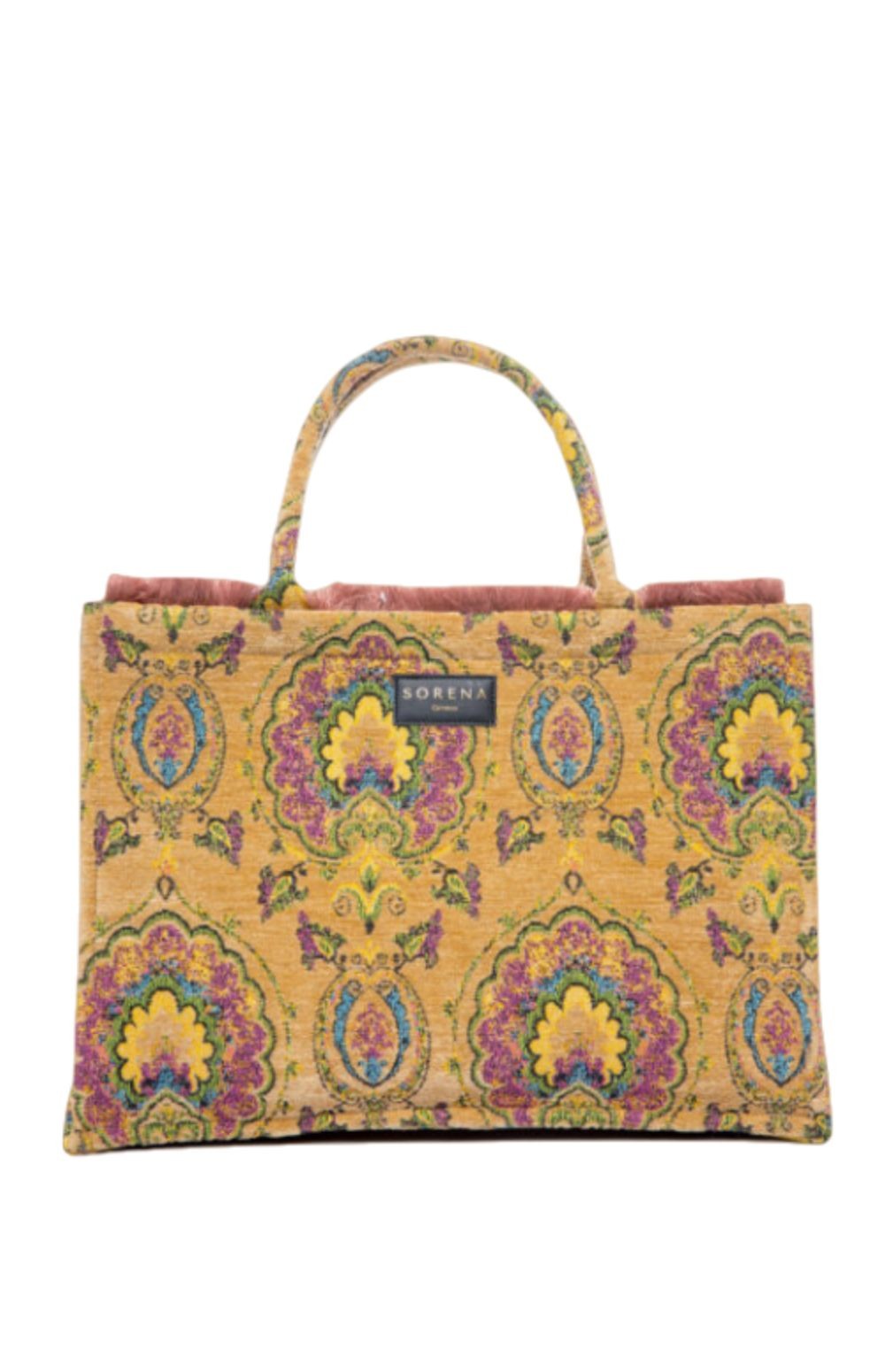 Sorena Handmade Ženska velika tote torba Nostalgia, Šarena