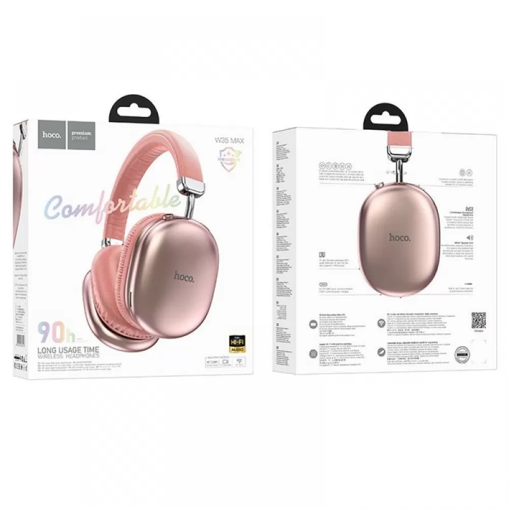 Hoco Bluetooth slušalice W35 Max, Roze
