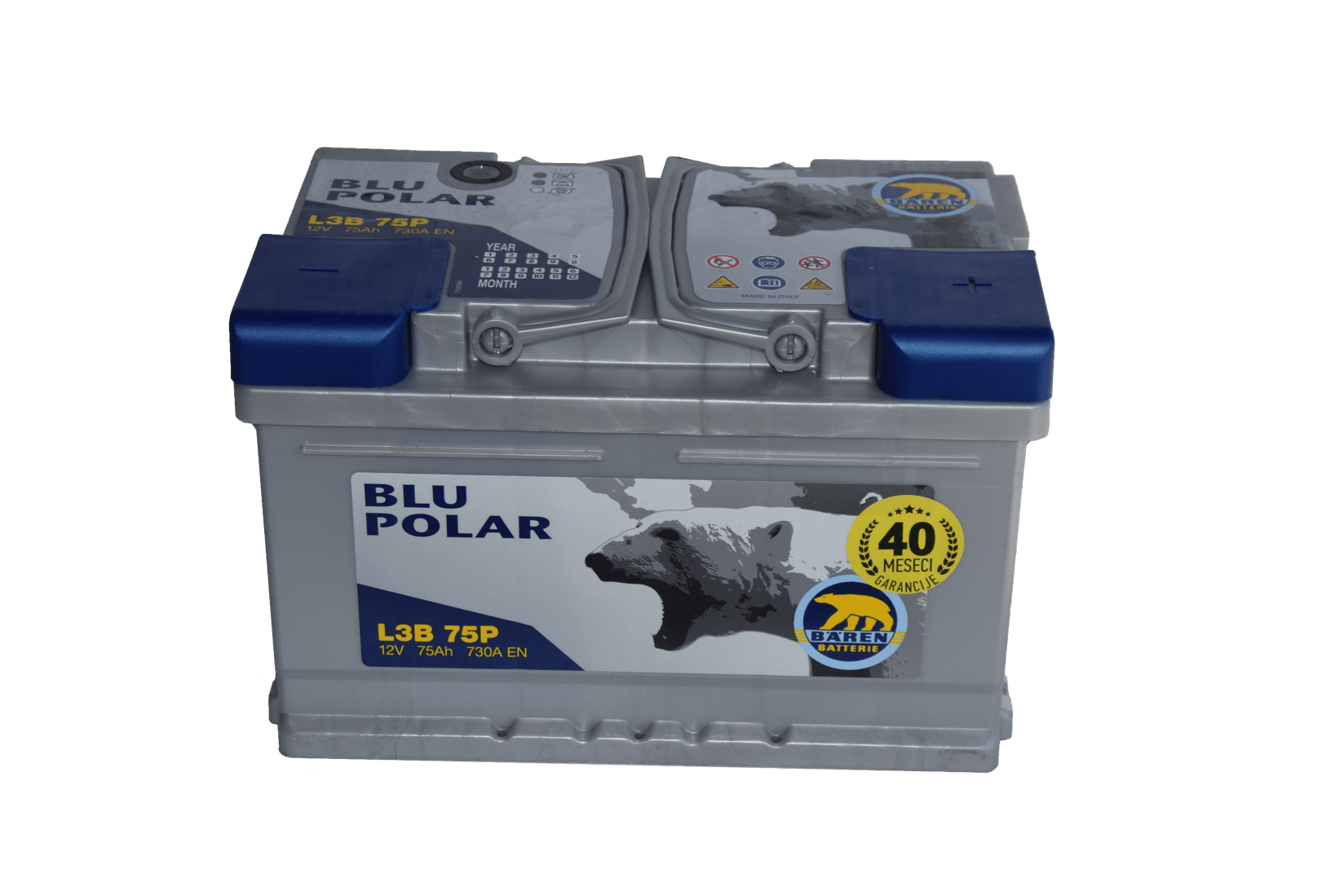 BAREN Akumulator 75Ah 730A/En