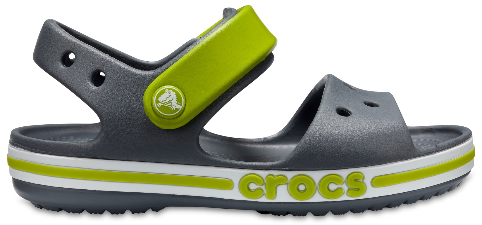 CROCS Sandale za dečake Bayaband 205400-025, Sivo-zelene
