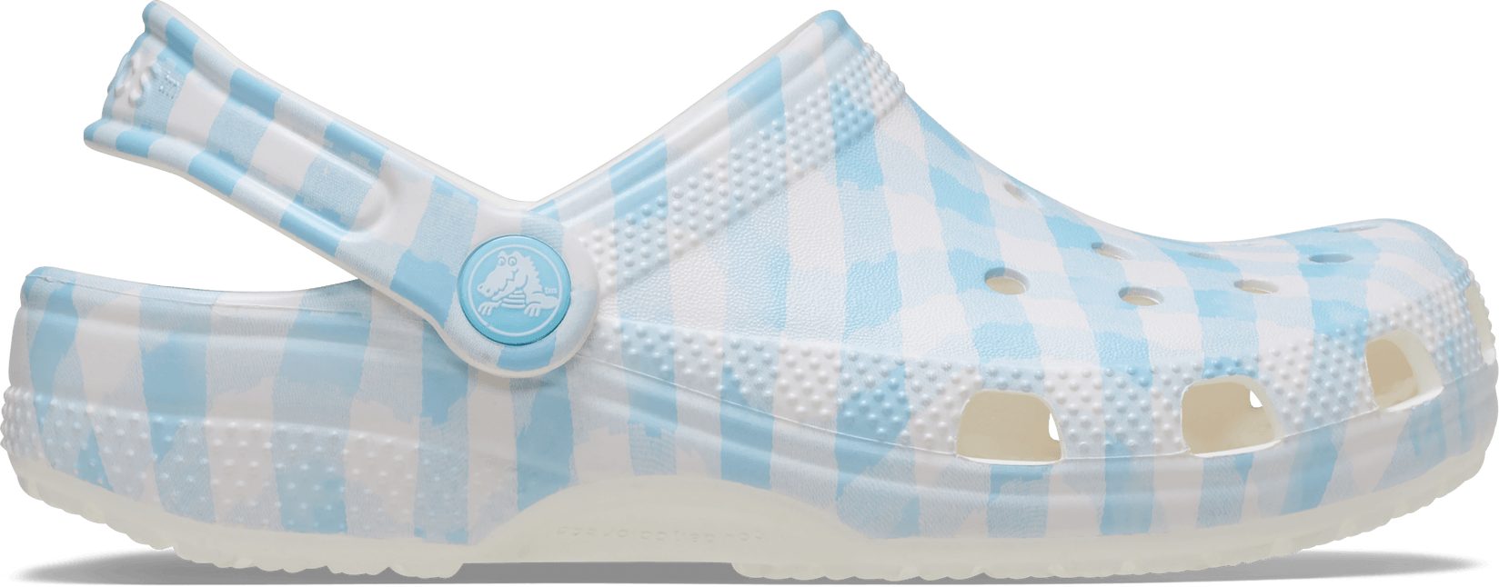 CROCS Dečije papuče Classic Gingham 210988-16S, Belo-plave