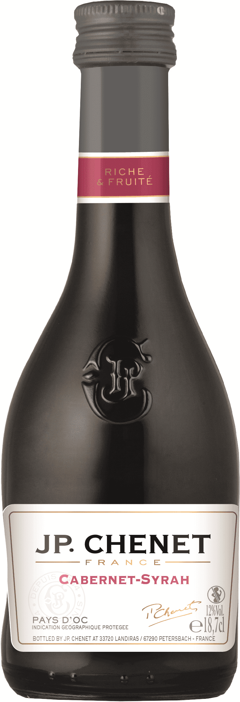 JP. CHENET Cabernet Syrah vino, 0.187l