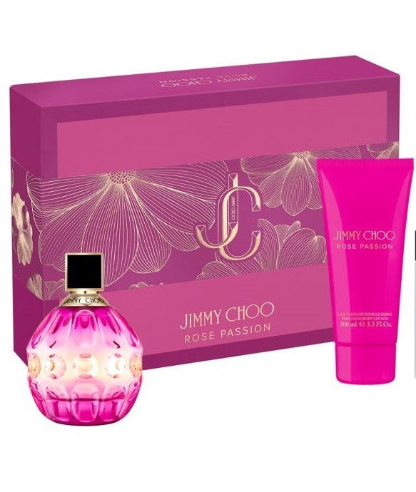 Jimmy Choo Ženski parfemski set Rose Passion, EDP, 100 ml + Mini, 7.5 ml + Bodi losion, 100 ml
