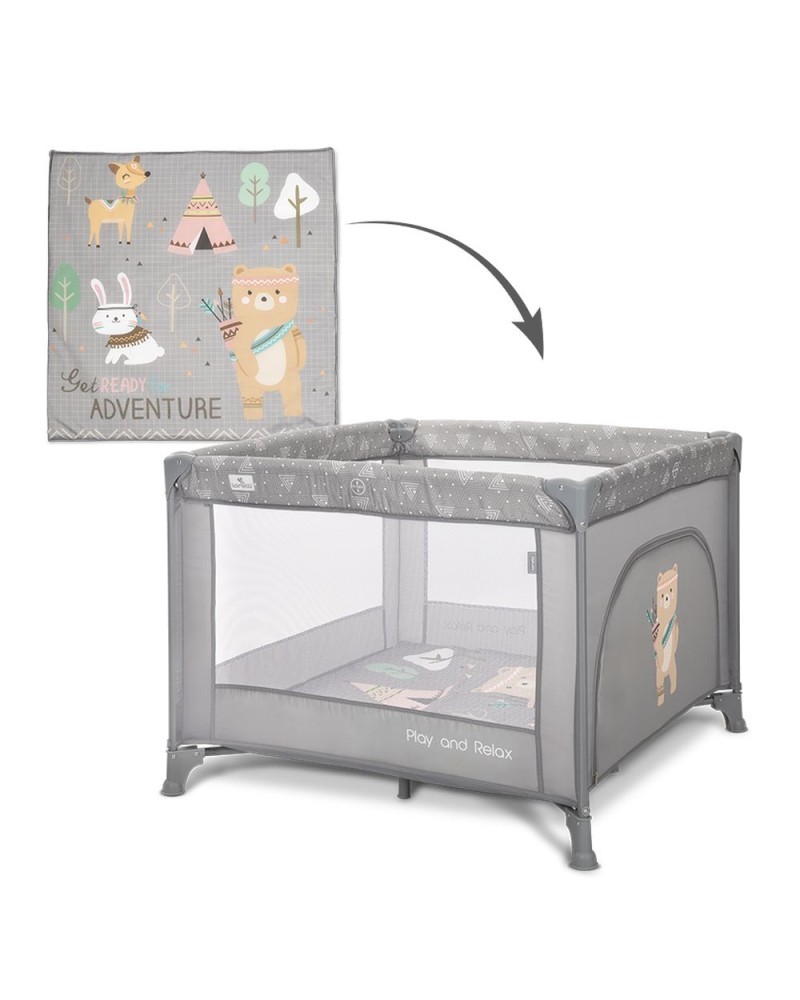 LORELLI Ogradica za igru Play&Relax Adventure, siva