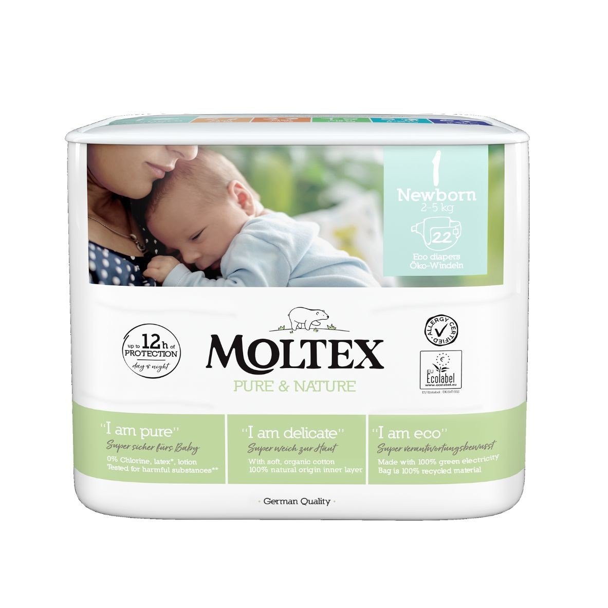 Moltex Pelene Pure & Nature 1, 2-5 kg, 22/1