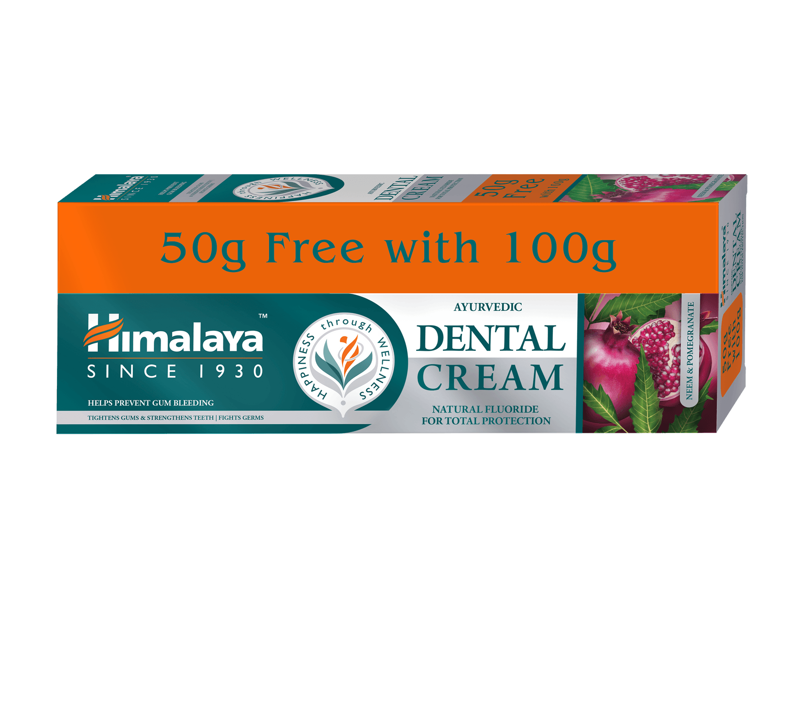 Himalaya dental cream neem/pomegranate 100g+50g