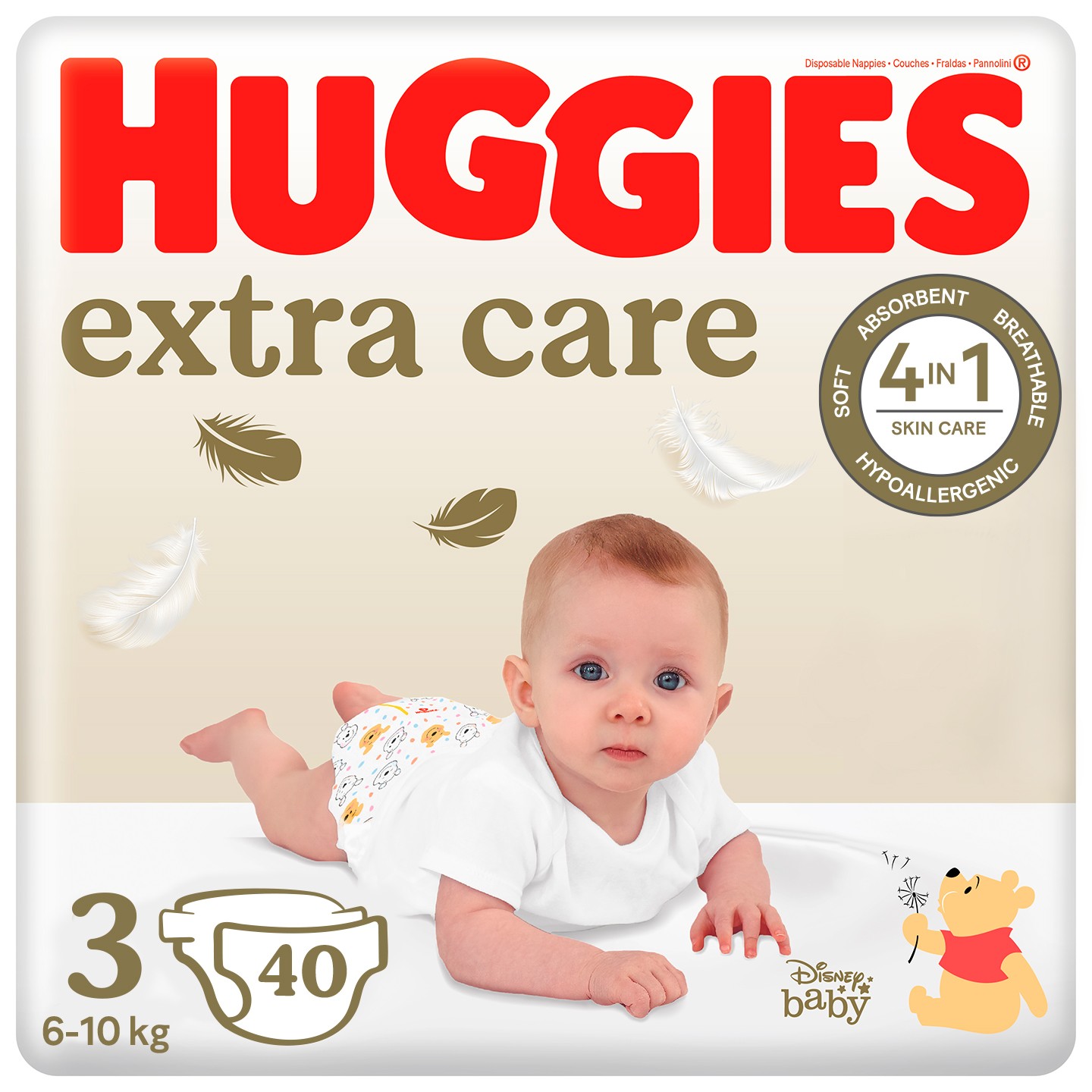 Huggies Pelene Extra Care 3, 6-10 kg, 40/1