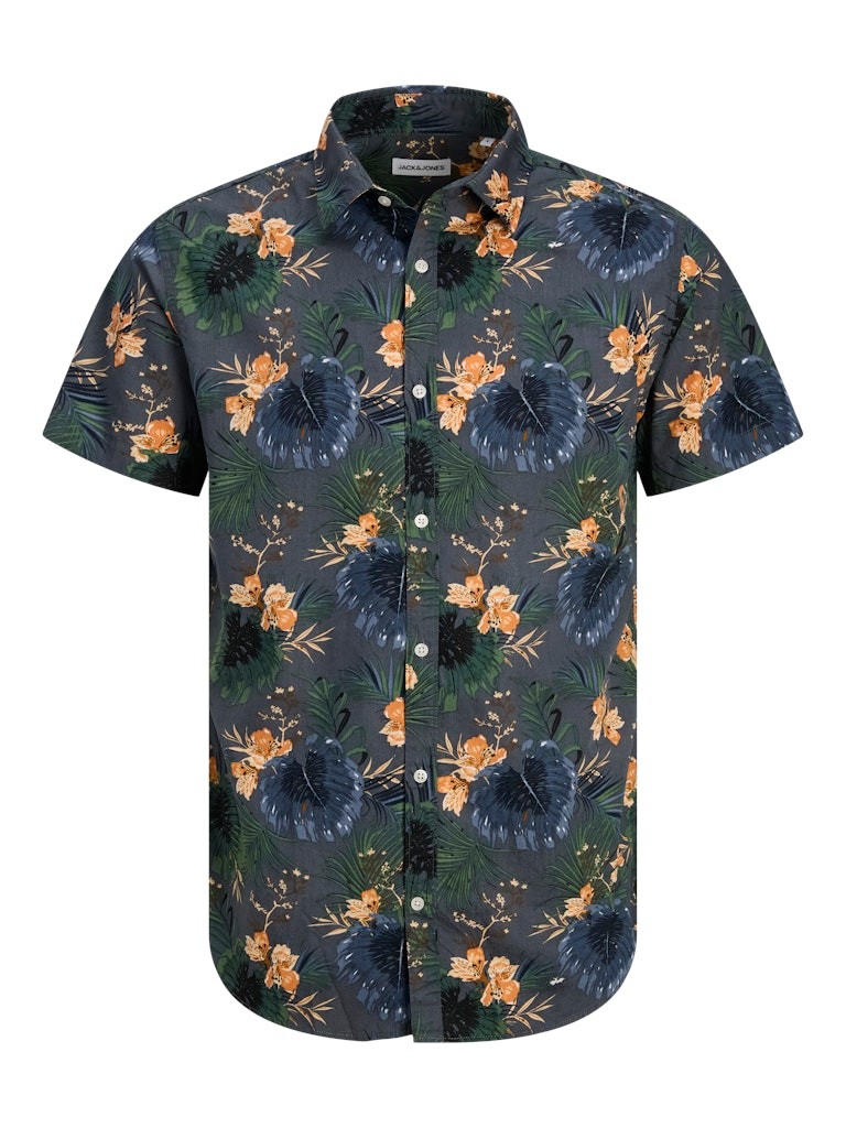 JACK & JONES Muška košulja na kratke rukave 12269137, Siva