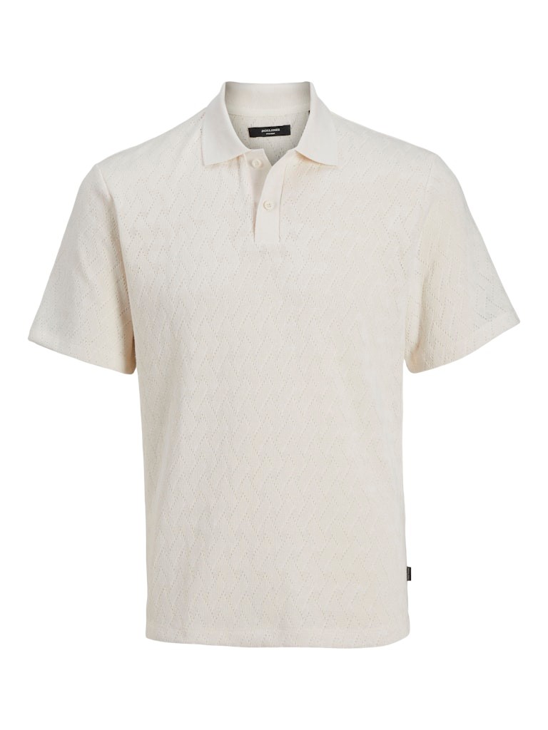 JACK & JONES Muška polo majica 12275090, Bela