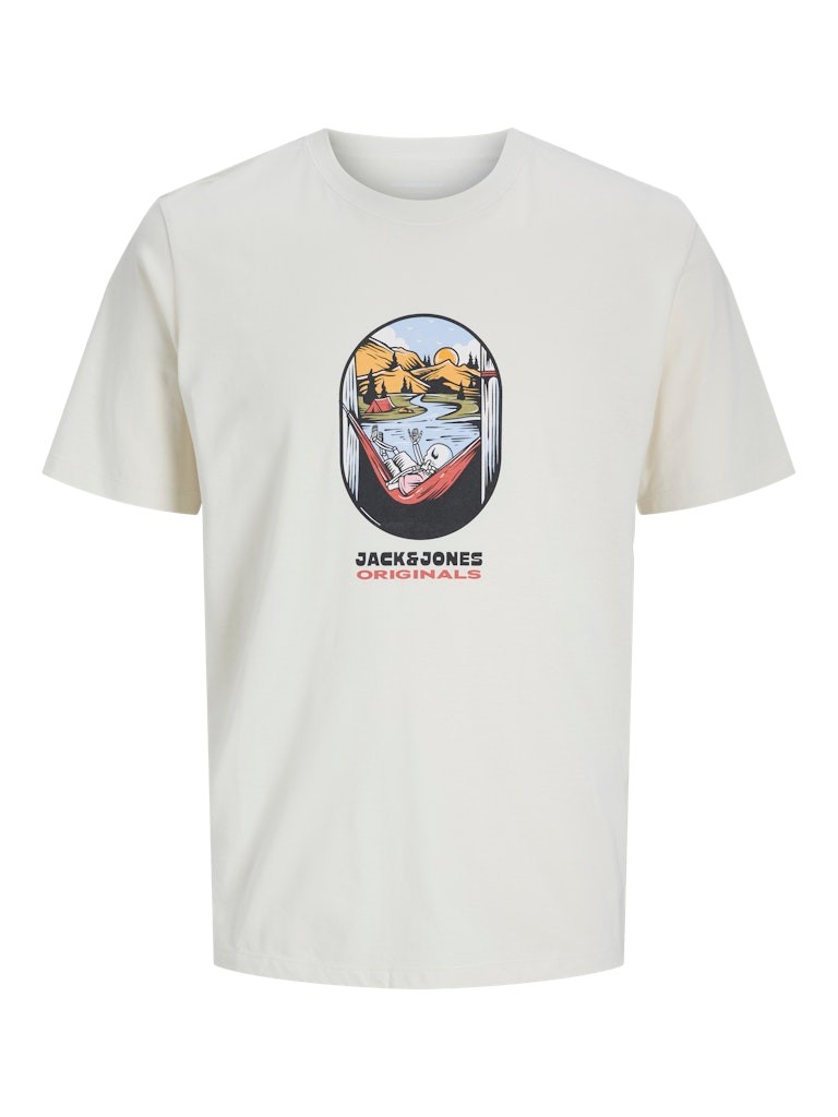 JACK & JONES Muška majica 12276247, Krem