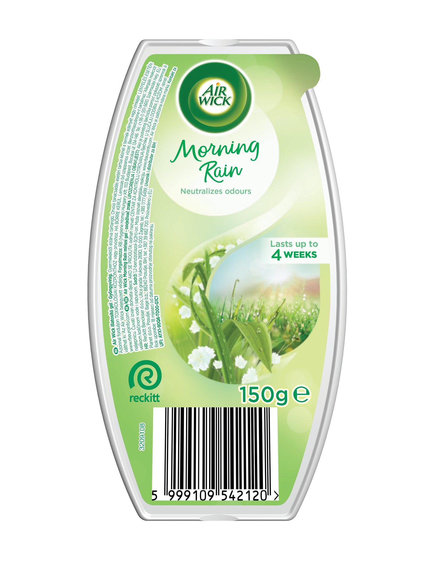 AIRWICK Gel miris Jutarnja rosa, 150g