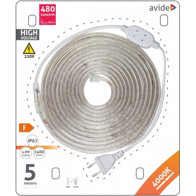 AVIDE Traka LED SMD 5m 4K 4.8W