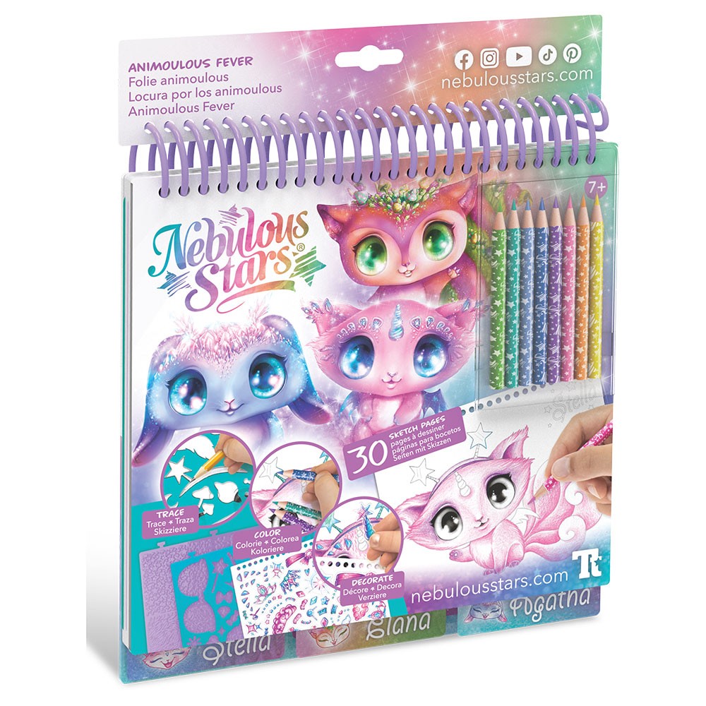 Kreativna bojanka sa Nebulous prijateljicama 11141