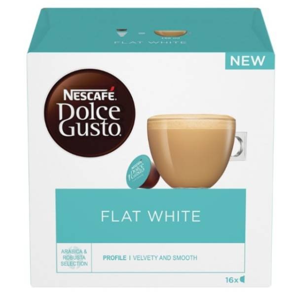 Nescafe Dolce Gusto Kapsule za kafu Flat White, 16 komada, 200 g