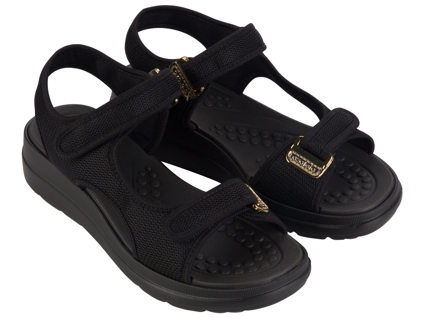 Azaleia Ženske sandale 18833-AT004, Greice Soft Papete, Crne