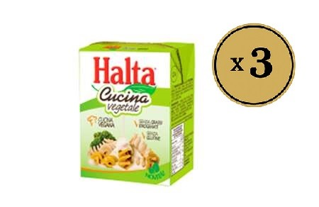 Halta Cucina vegetale, biljni krem za kuvanje 200ml Posno, 3 komada