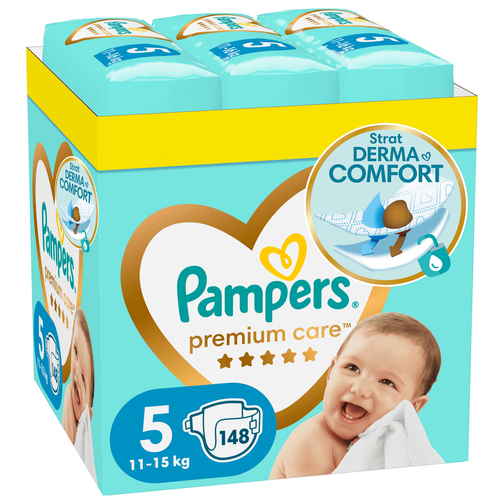 Pampers Pelene Premium Monthly, S5, 11-15kg, 148 komada