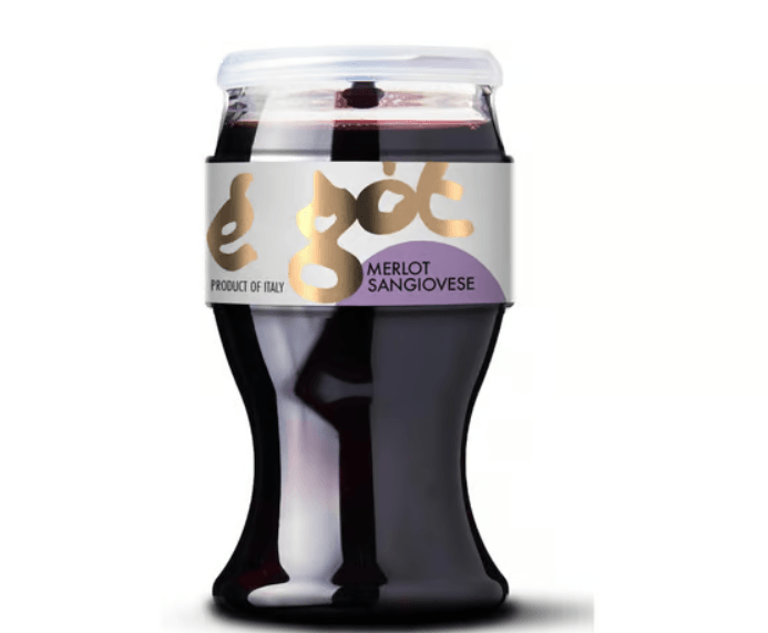 Cevico Crveno vino Merlot Sangiovese u čaši, 0,187l