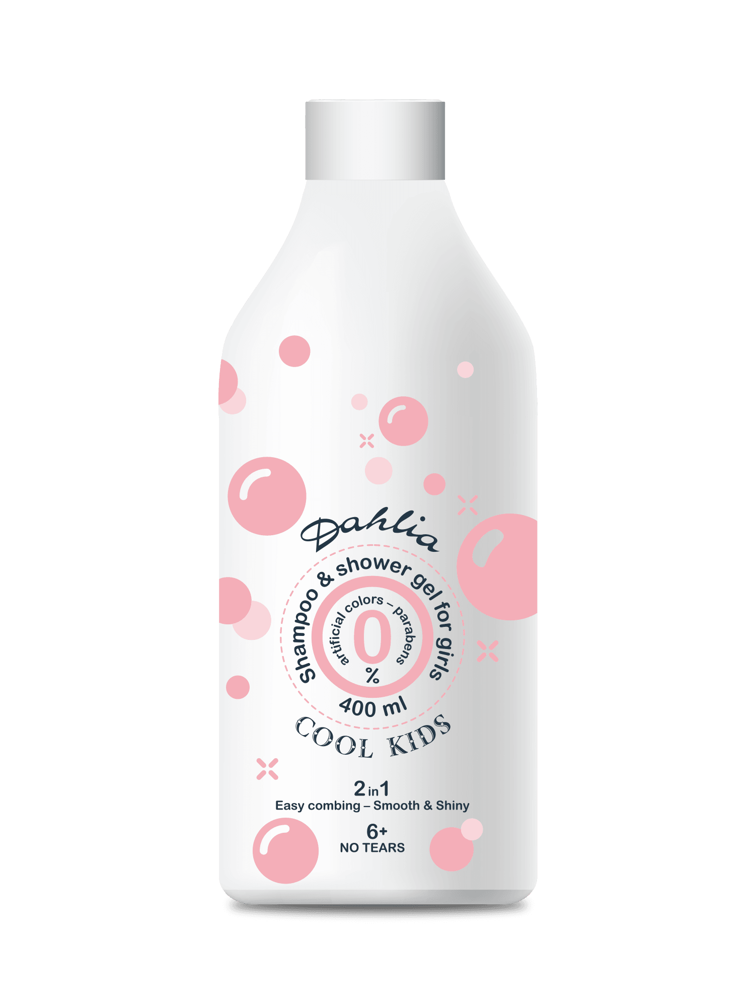 DAHLIA COOL KIDS Šampon i gel za tuširanje za devojčice 2 u 1 400ml