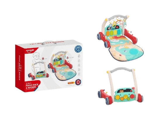 HK MINI Igračka 2u1 guralica i gimnastika za bebe