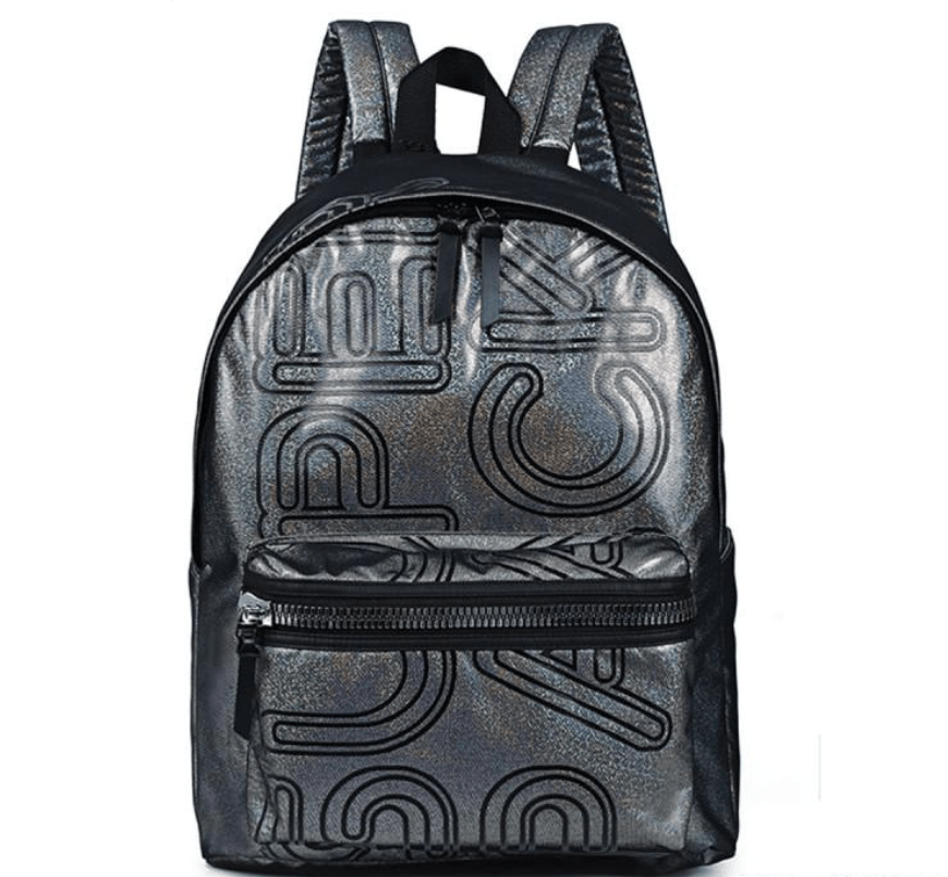 SCOOL Ženski ranac Teenage Superpack 39x30x16cm SC1652 crno-sivi