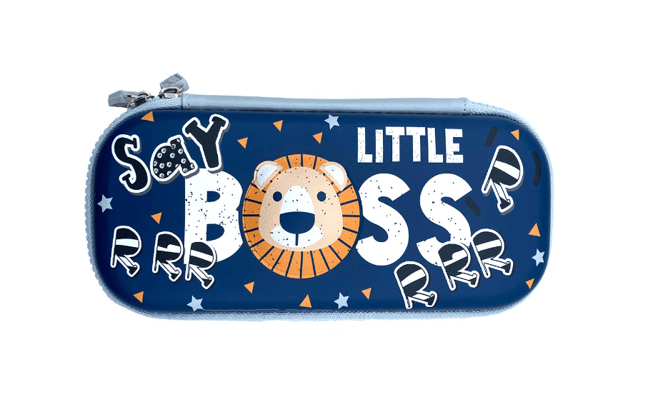 S-Cool Prazna pernica za dečake 3D Eva SC2217, Teget-siva