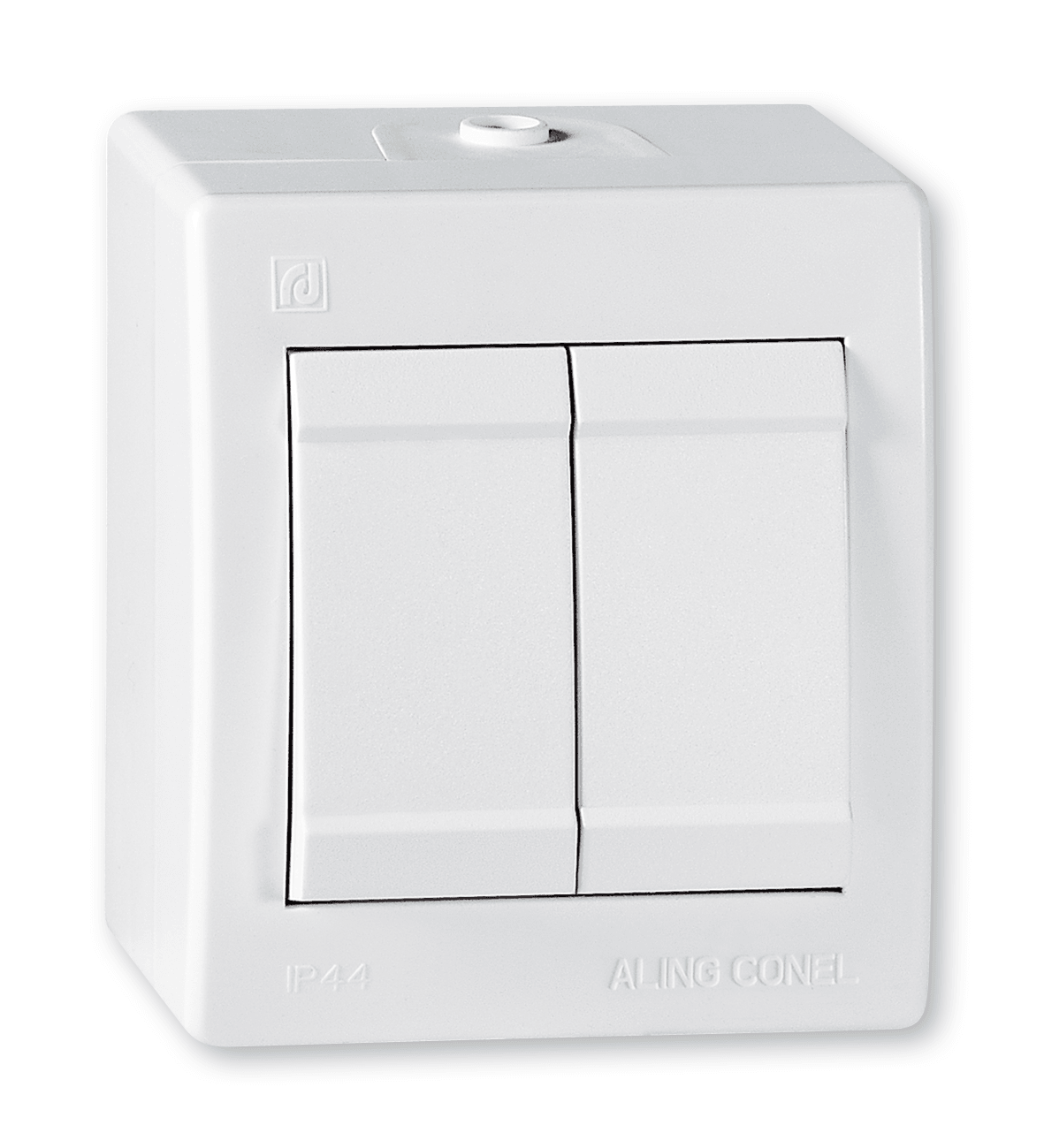 ALING-CONEL POWER10A Sklopka serijska, 250V~, IP44, Bela