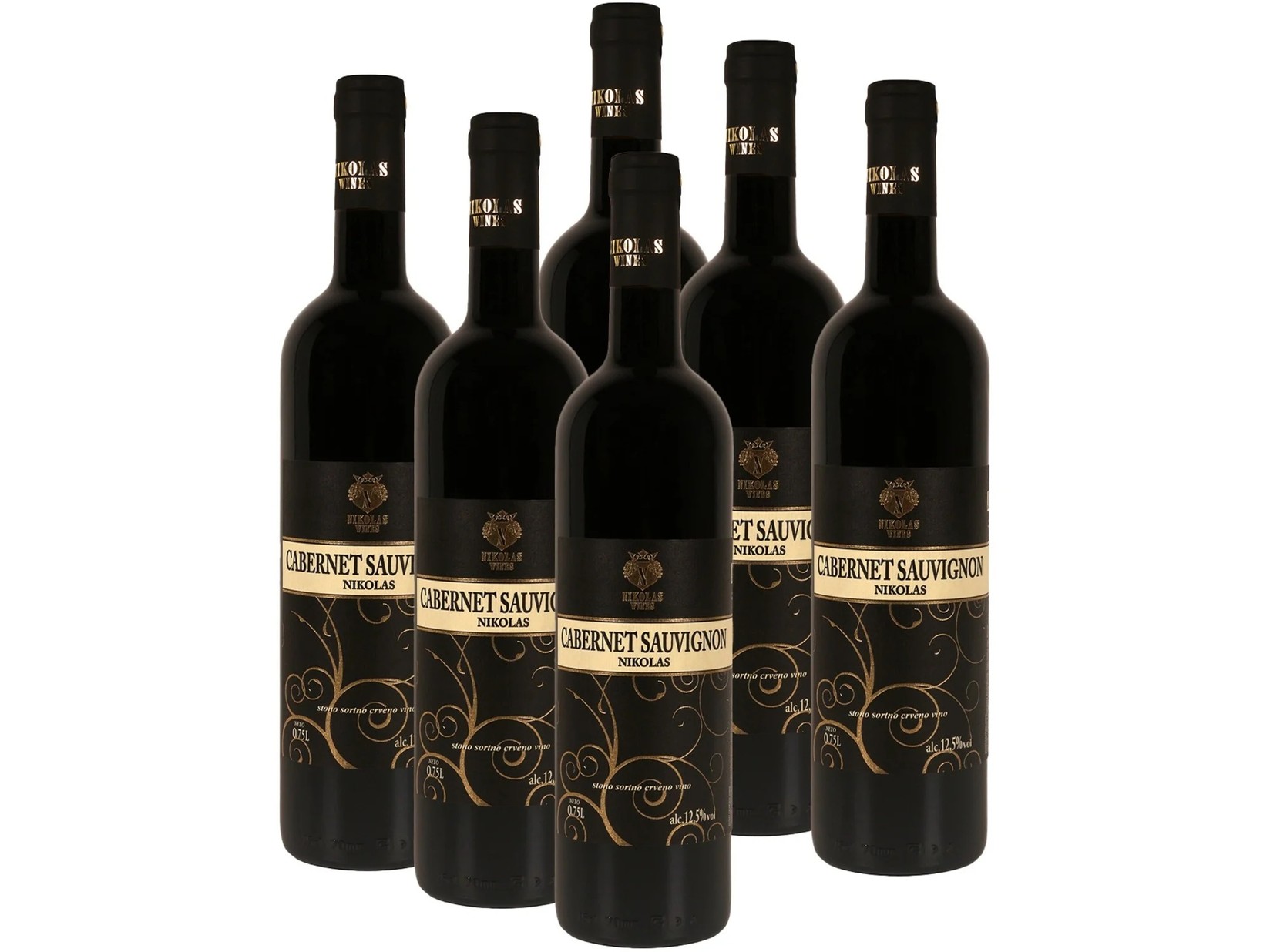 Vino crveno Cabernet Sauvignon 0.75l, 6 komada